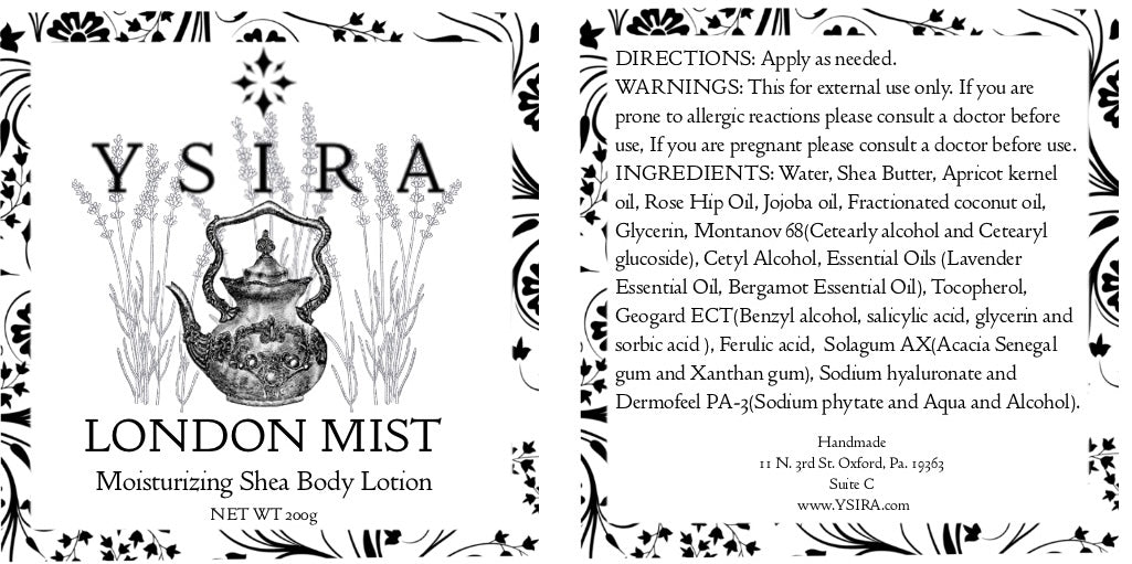 London Mist Shea Moisturizing Body Lotion